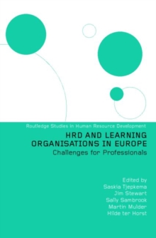 Image for HRD and Learning Organisations in Europe