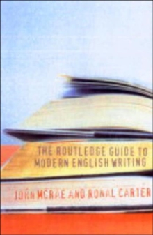 Image for The Routledge guide to modern English writing