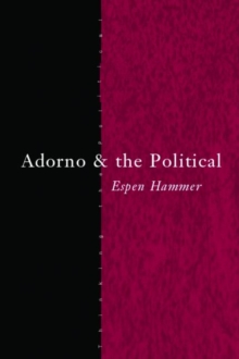 Adorno and the Political