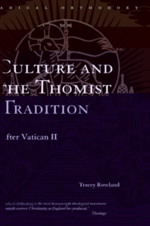 Culture and the Thomist Tradition