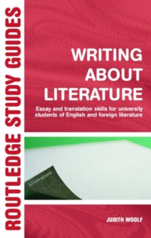 Image for Writing About Literature
