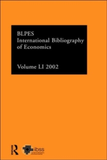 Image for IBSS: Economics: 2002 Vol.51