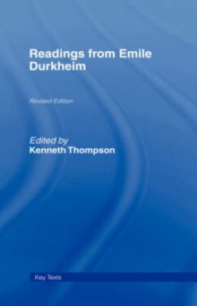 Image for Readings from Emile Durkheim