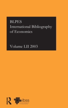 Image for IBSS: Economics: 2003 Vol.52