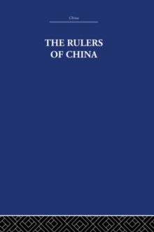 Rulers of China 221 B.C.