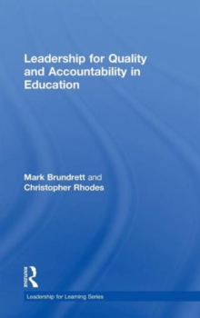 Image for School leadership for quality and accountability