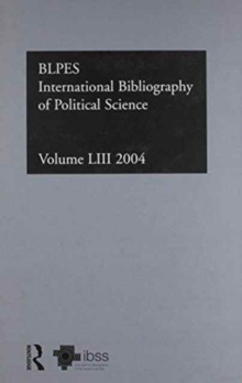 IBSS: Political Science: 2004 Vol.53