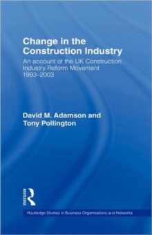 Change in the Construction Industry