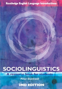 Image for Sociolinguistics  : a resource book for students