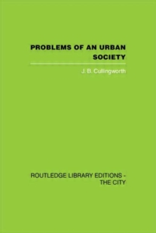 Problems of an Urban Society