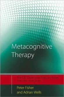 Image for Metacognitive therapy  : distinctive features