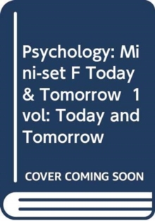 Image for Psychology: Mini-set F Today & Tomorrow  1 vol
