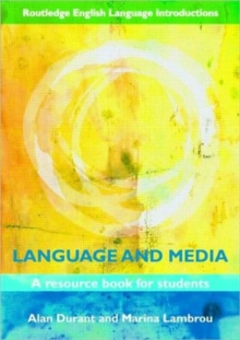 Image for Language and media  : a resource book for students