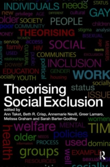 Image for Theorising social exclusion