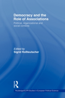 Image for Democracy and the Role of Associations