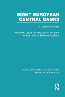 Image for Eight European Central Banks (RLE Banking & Finance)