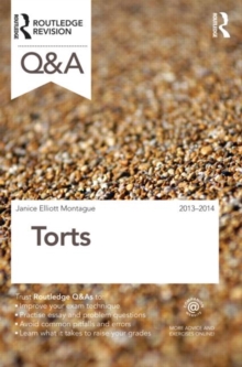 Image for Tort law, 2013-2014