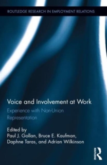 Image for Voice and involvement at work  : experience with non-union representation