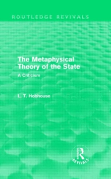 Metaphysical Theory of the State
