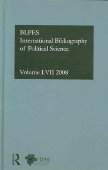 Image for IBSS: Political Science: 2008 Vol.57 : International Bibliography of the Social Sciences