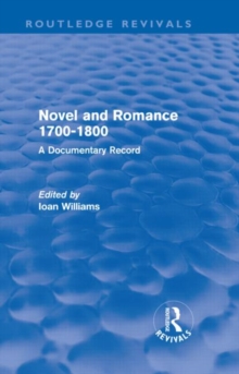 Novel and Romance 1700-1800