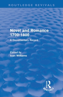 Novel and Romance 1700-1800