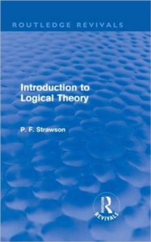 Introduction to Logical Theory