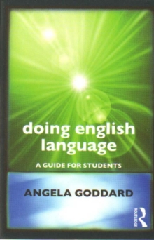 Image for Doing English language  : a guide for students