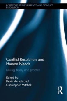 Image for Conflict Resolution and Human Needs