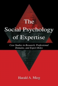 Image for The Social Psychology of Expertise