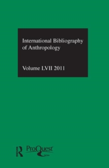 Image for IBSS: Anthropology: 2011 Vol.57
