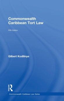 Image for Commonwealth Caribbean tort law