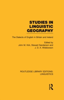 Image for Studies in Linguistic Geography (RLE Linguistics D: English Linguistics)