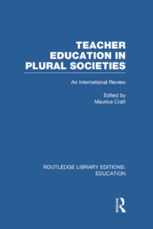Image for Teacher Education in Plural Societies (RLE Edu N)