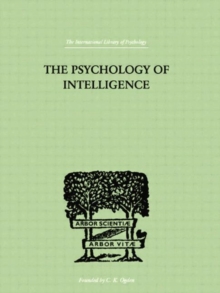 Image for The Psychology Of Intelligence