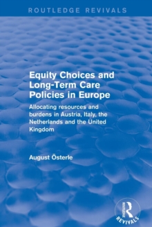 Revival: Equity Choices and Long-Term Care Policies in Europe (2001)