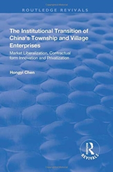 Image for The Institutional Transition of China's Township and Village Enterprises