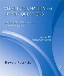 Image for Vital Information and Review Questions for the NCE, CPCE, and State Counseling Exams : Special 15th Anniversary Edition