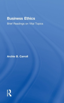 Image for Business ethics  : brief readings on vital topics