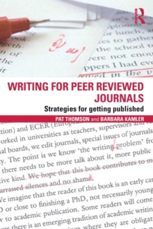 Image for Writing for peer reviewed journals  : strategies for getting published
