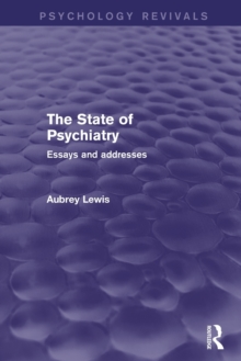 State of Psychiatry