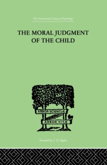 Image for The Moral Judgment Of The Child