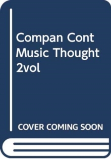 Image for Compan Cont Music Thought 2vol