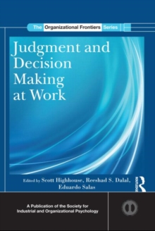 Image for Judgment and Decision Making at Work