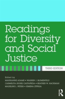 Image for Readings for diversity and social justice