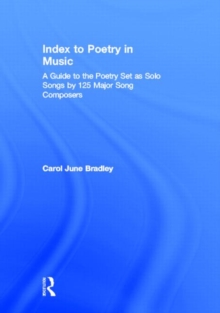 Image for Index to Poetry in Music