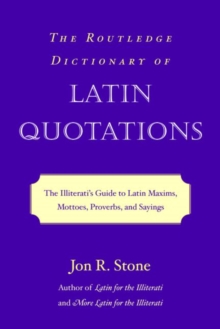 Image for The Routledge Dictionary of Latin Quotations