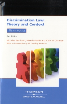 Image for Discrimination Law: Theory & Context, Text and Materials