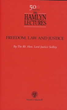Image for Freedom, Law & Justice