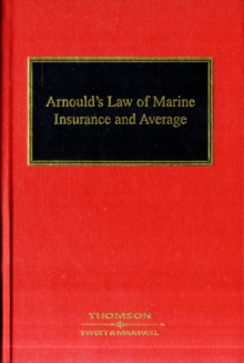 Image for Arnould's law of marine insurance and average